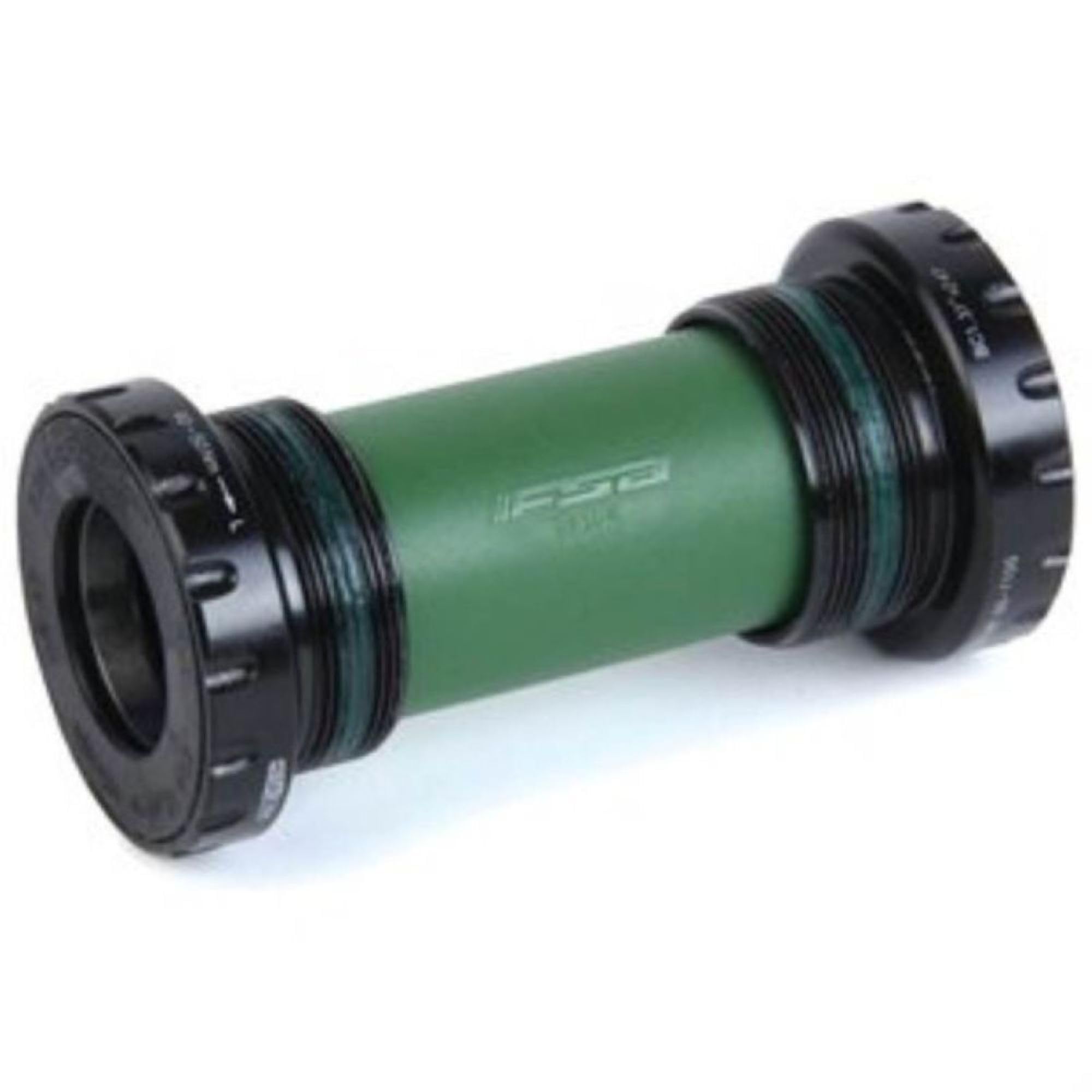 FSA Unisex Adult BB-7100 - V-Drive NBD MegaExo Bottom Bracket - Black, Green, Axle: 24mm, Threaded, 68/73 × 34mm