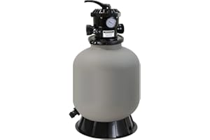 XtremepowerUS 16" Sand Filter for Above/Inground Swimming Pool Media System with Multi Port Valve up to 21,000 Gallons