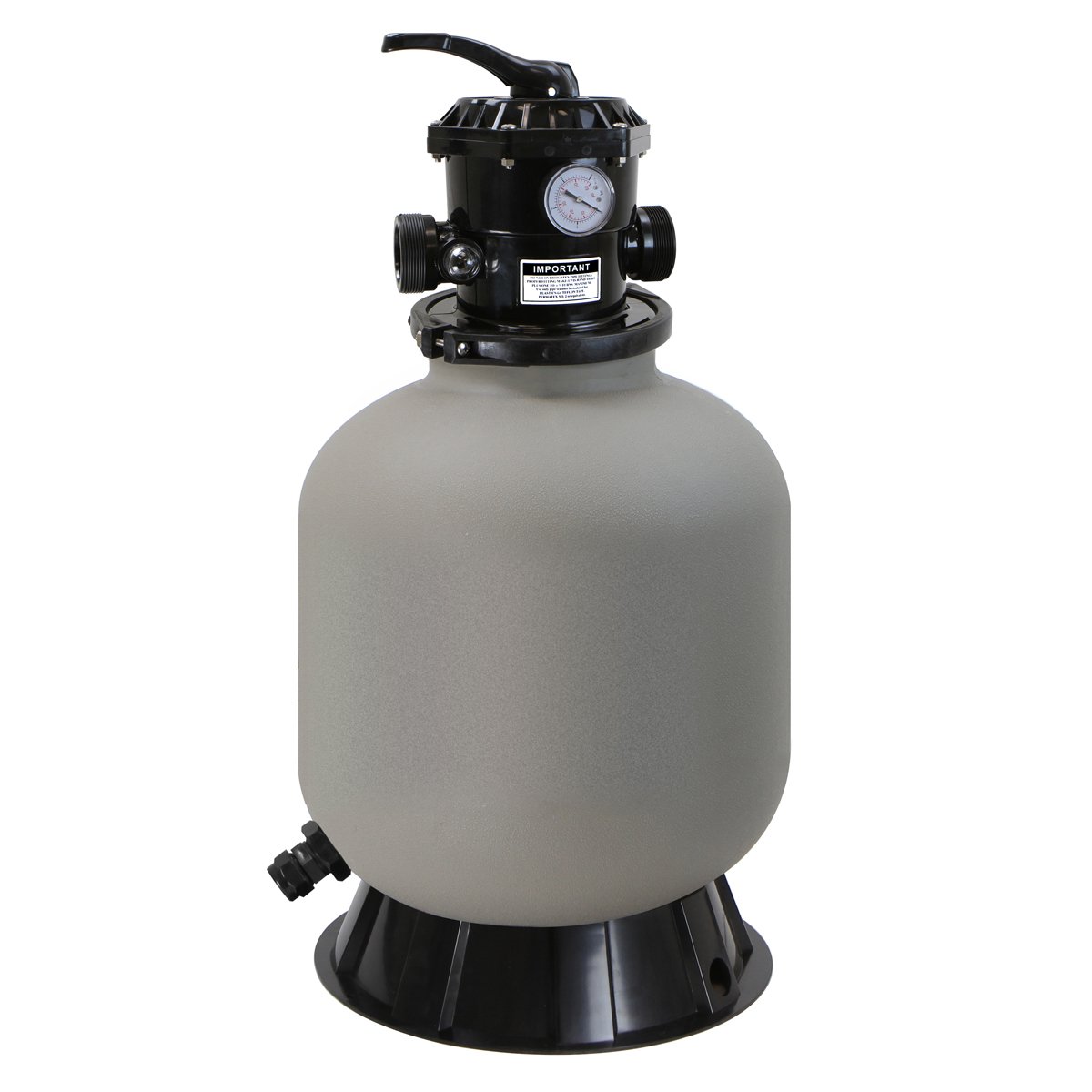 Photo 1 of ***(DAMAGED BROKEN, SELLING AS PARTS ONLY)*** SEE ALL PHOTOS 
XtremepowerUS 16" Above Inground Swimming Pool Sand Filter System 7-Way Multi-Port Valve Pool Filter up to 21,000 Gallons with Stand