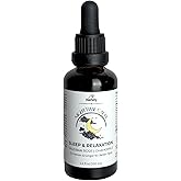 Herbity Parent Nighttime Calm – Valerian & Chamomile Sleep Drops with Cinnamon & Ginger – Alcohol-Free Herbal Tincture for Relaxation & Wind-Down (3.4 fl oz) (3.4 oz)