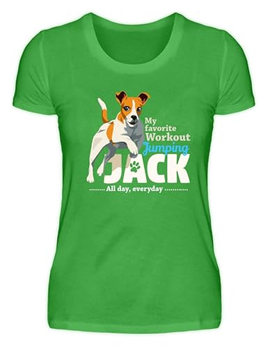 Sportliches Agility Hundesport Jack Russell Terrier Zitat Geschenk für Hundesportler - Damenshirt