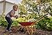 PlaSmart Little Workers Wheelbarrow Ride On Toy, Age 3 Yrs and up, Construction Toys That get Jobs Done in The Sandbox, Beach, Dirt or Snow