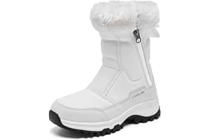 TODDLLUBY Boys Girls Kids Cute Snow Boots Waterproof Slip Resistant Outdoor Winter Boots Shoes Little Kid/Big Kid