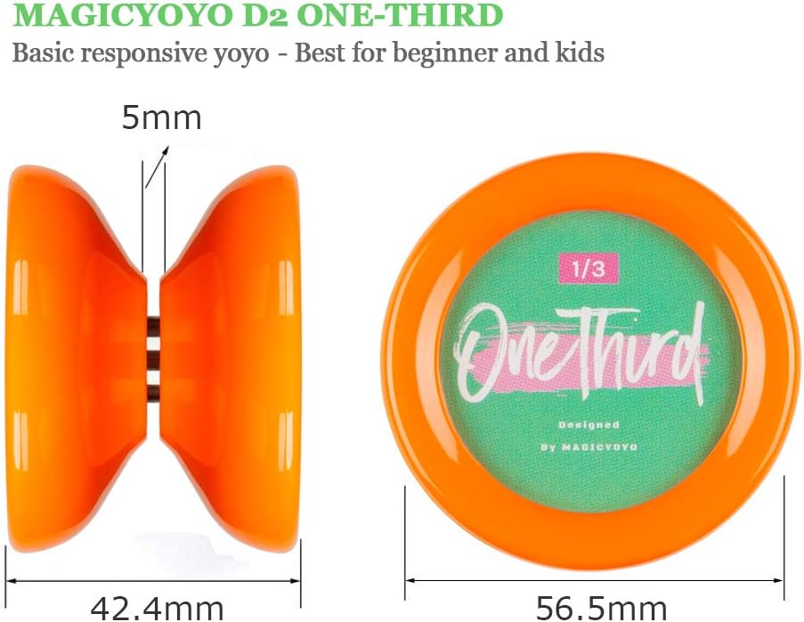 Yoyo for Kids Responsive Yoyo Pack of 3, Magic Yoyo K1 Yoyo for Beginners, Yoyos with 3 Yoyo