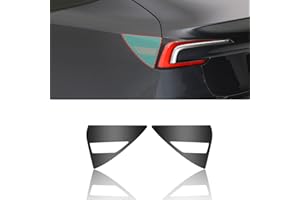 BETTERHUMZ Car Rear Tail Lamp Film for Tesla Model 3 Highland 2024 Model Y Juniper 2025 TPU Rearlight Tint PPF Paint Protective Film Decor Sticker Car Exterior Accessories (Carbon Pattern)
