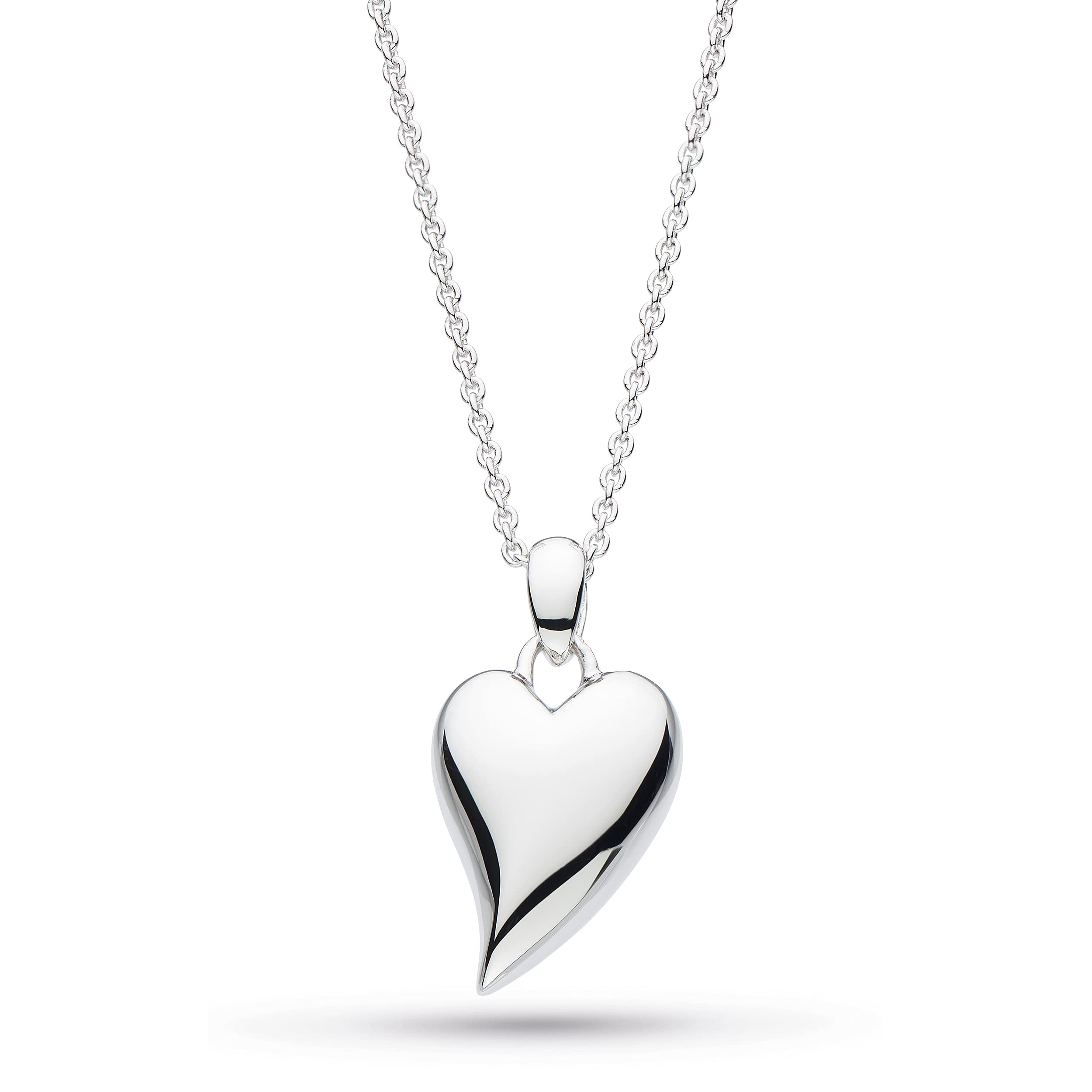 Kit Heath - Desire Cherish Midi Heart Necklace A meaningful heart pendant in Sterling Silver—gift to yourself or share the love with someone dear