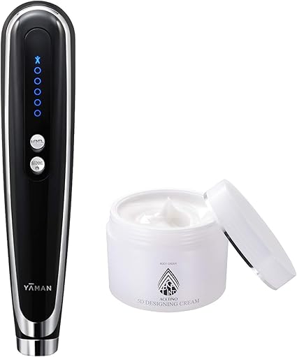 Amazon Ya Man ヤーマン 家庭用 キャビテーション キャビスパ360 アセチノ5dクリーム0g ブラック 2個セット Hds 100b 4az ヤーマン Ya Man 美顔器 美容器