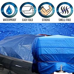COMFITWEAR Standard Tarp Cover Reinforced Grommet