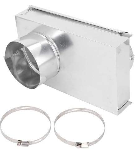 Adjustable Aluminum Periscope Dryer Vent - 0-5in Telescoping Duct For Tight Spaces