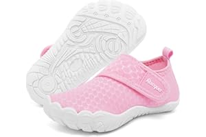 Racqua Boys Toddler Baby Water Shoes Girls Non-Slip Beach Outdoor Sports Breathable Water Shoes Quick Dry Lightweight Swim Pool Aqua Shoes(Baby/Toddler)