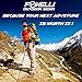 Foxelli Carbon Fiber Trekking Poles – Lightweight Collapsible Hiking Poles with Cork Grips, Lever Locks & All Terrain Accessories