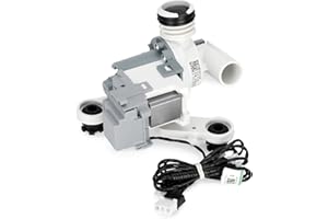KNOCOKIE DC97-19289F, DC97-19289B, PX3516-01 Washer Drain Pump (OEM) Compatible with Samsung Washer WA45m7050AW/A4, WA52M7750AV/A4 WA50M7450AW/A, WA40J3000AW/AA, WA48H7400AW/A2 WA50F9A7DSP/A2 etc.