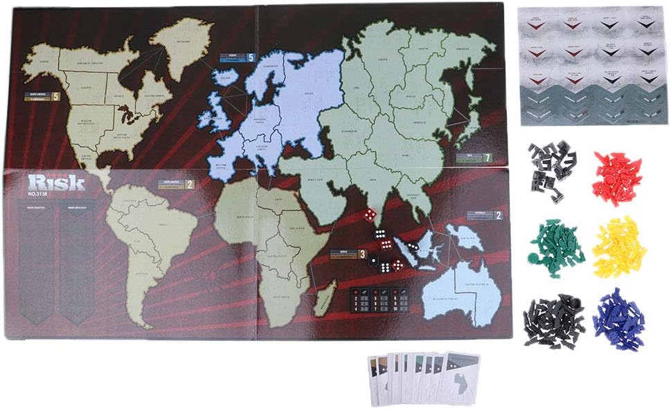 Homyl Multiplayer Risk Board Game - The Game of Global Domination - Over 300Pieces #A