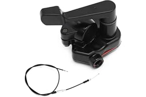Zreneyfex 7/8'' 22mm Thumb Throttle Cable Accelerator Handle Assembly Replacement for Chinese 50cc 70cc 90cc 110cc 125cc 250c