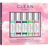 CLEAN CLASSIC Fragrance Discovery Gift Set, Travel Mini Size, Layerable Perfume for Everyday Wear, Long Lasting, Vegan, Phthalate-Free & Paraben-Free