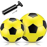 Deekin 2 Pcs Soccer Ball with Pump Size 2 Size 3 Indoor Outdoor Soccer Ball for Kids Teen Adults Indoor Outdoor Sport Gift for Training