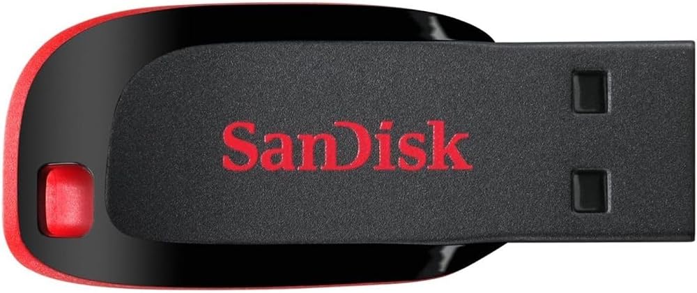 SanDisk Cruzer Blade 16GB USB 2.0 Flash Drive Black SDCZ50 B35