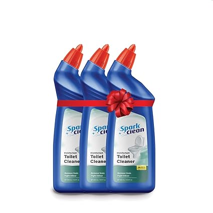 Spark Clean Disinfectant Toilet Cleaner (Buy 2 Get 1 Free)-500 ml Pack of 3