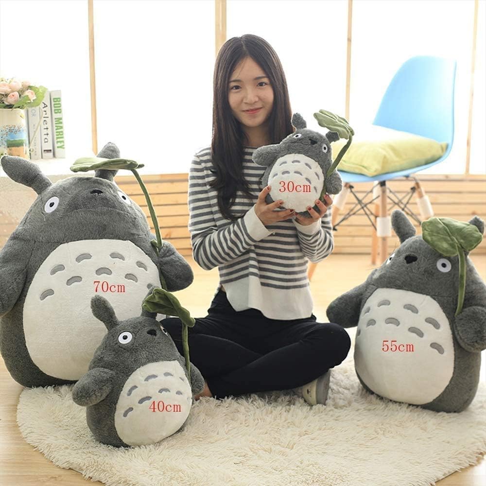 YUEFF Plush Toy Doll Totoro Cute Doll Children Birthday Girl Kids Toys Totoro Doll Pillow Totoro Plush Toy,B,30cm