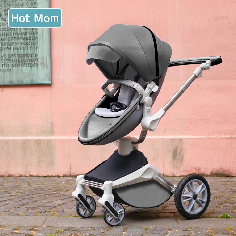 baby stroller 360 rotation function