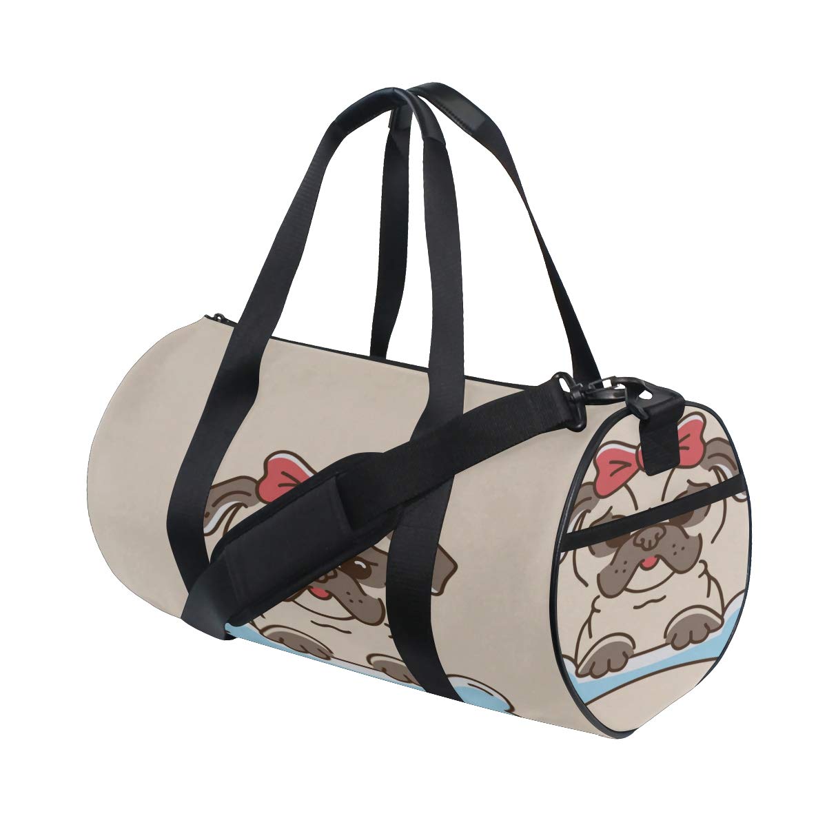 Tote Bags Custom Dog Puppy Animal Fashion Fitness Coach Comfortable Weekend Duffel Bags For Women Ki