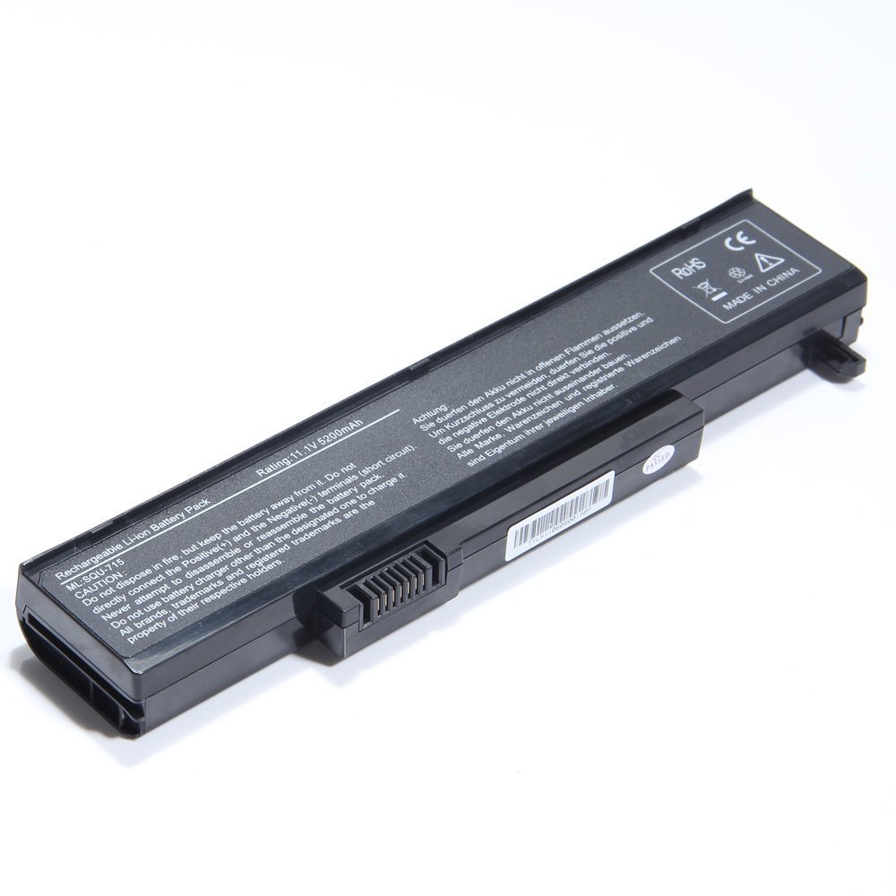 7XINbox 5200mAh 11.1V SQU-715 W35052LB-SY W35052LB W35078LD W35044LB Laptop Battery compatible with Gateway T-6308c T-6311 T-6801m T-6802m T-6815 T-6815h T-6816 T-6817c T-6818c T-6820c T-6821c