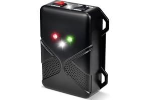 LORAFFE Under Hood Animal Car Repeller Battery Operated Rodent Electronic Repellent Ultra Sonic Rat Strode Light Keep Mice Out of Cars Vehicle Pest Prevention