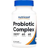 Nutricost Probiotic Complex (50 Billion CFU) 60 Capsules, for Men and Women | Vegetarian Capsules, GMO-Free, Gluten-Free