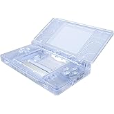 eXtremeRate Glacier Blue Replacement Full Housing Shell for Nintendo DS Lite, Custom Handheld Console Case Cover with Buttons, Screen Lens for Nintendo DS Lite NDSL - Console NOT Included