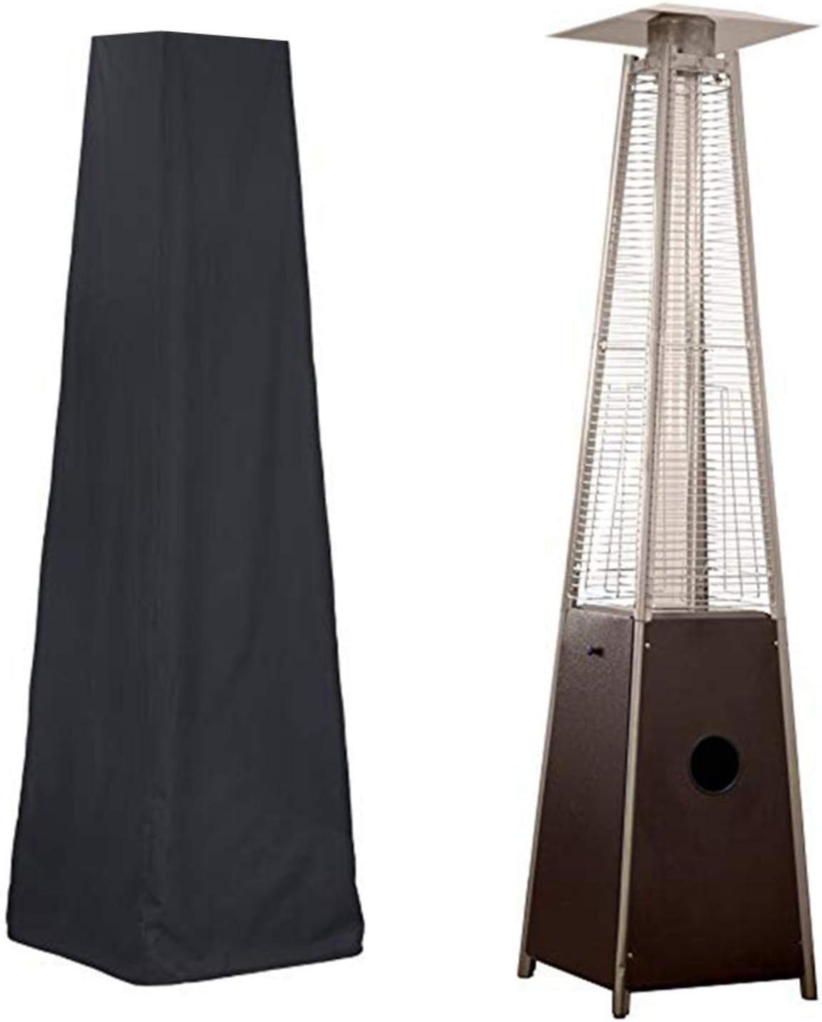 Lamptti Patio Heater - Heavy Duty Waterproof Veranda for Pyramid Torch Patio Heaters Triangle Glass Tube Heater