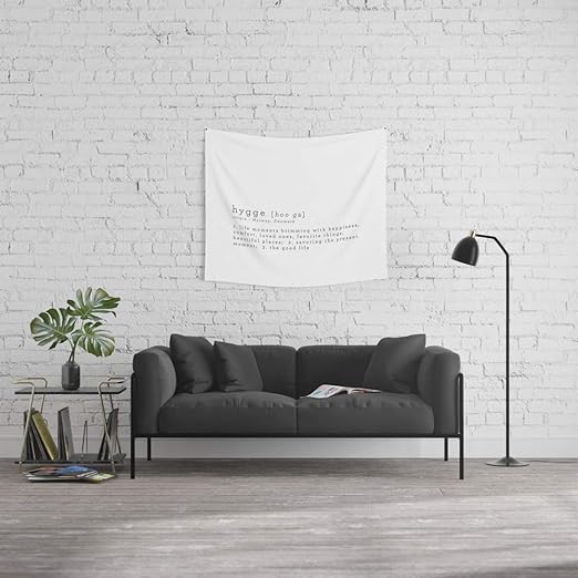 Society6 El Significado De Hygge Pared Tapiz Multicolor Small