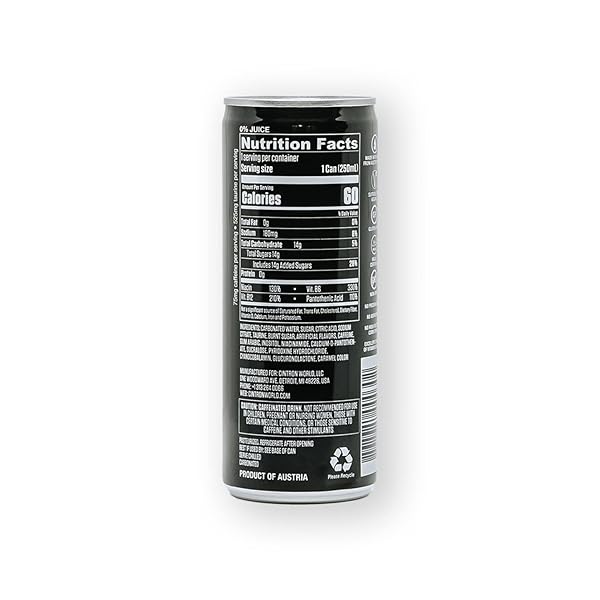 CINTRON SPARKLING CRANBERRY 24PK ENERGY DRINK, 24, MULTI
