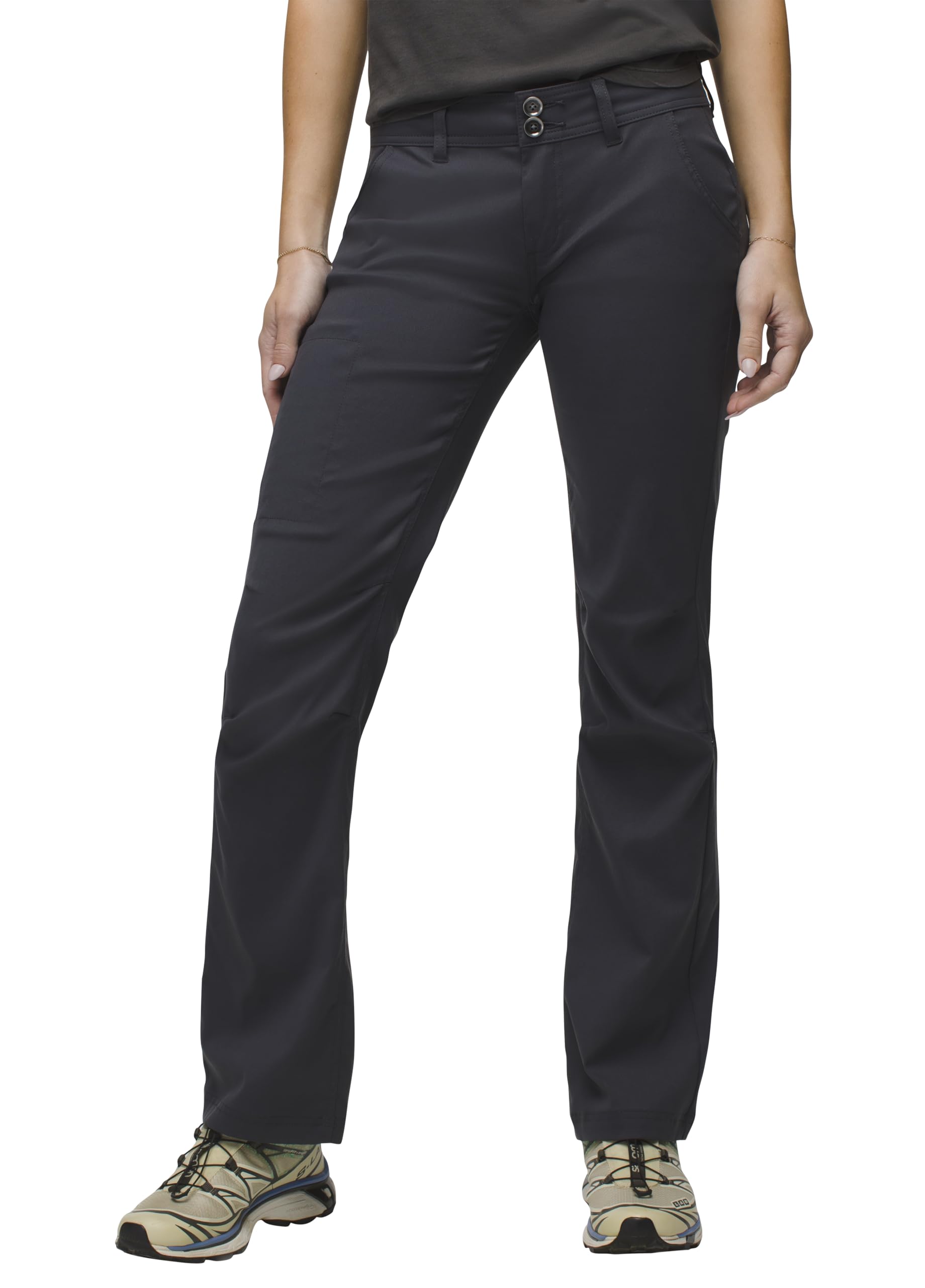 prAna Women’s Standard Halle Pant, Coal, 00xTL