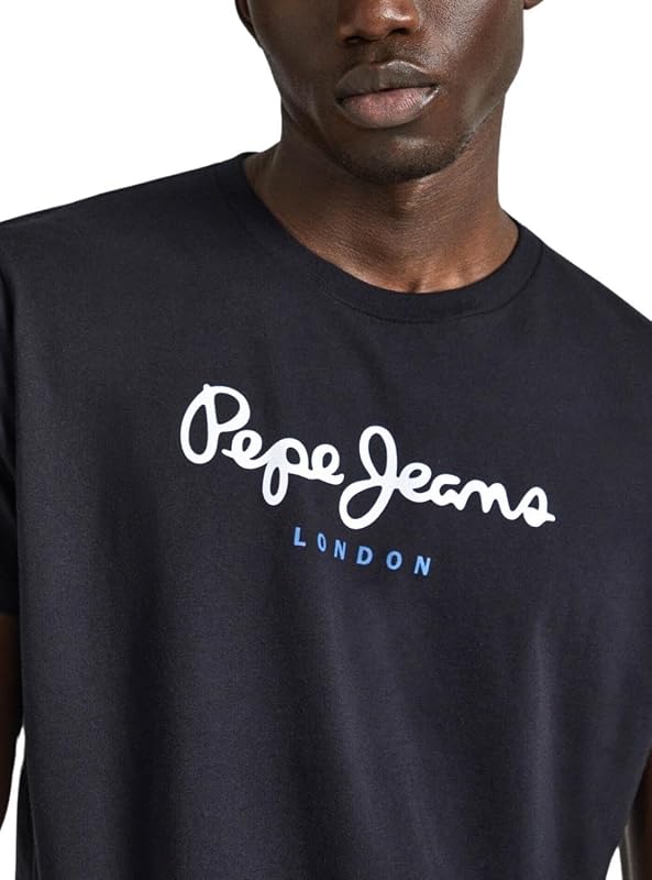 London Eggo N Homme T-Shirt Coupe régulière, Noir