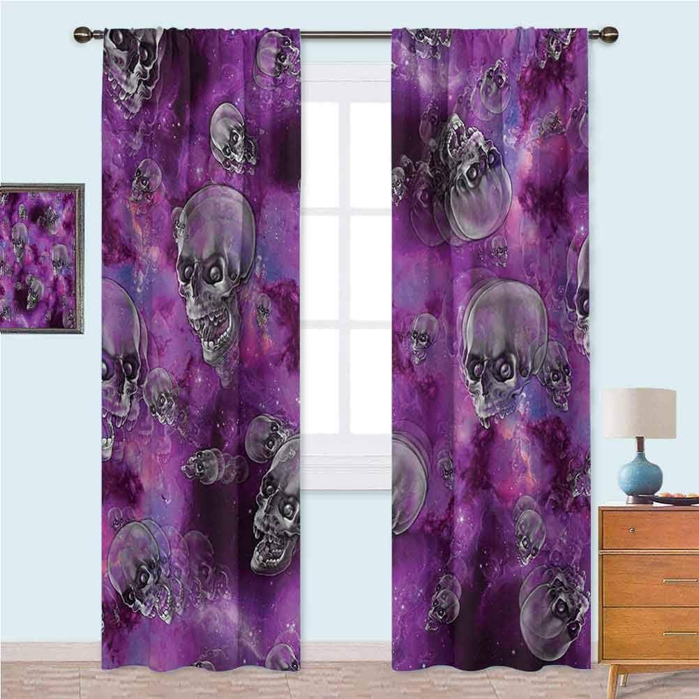Aishare Store Blackout Window Curtain Horror Movie Thirller Themed