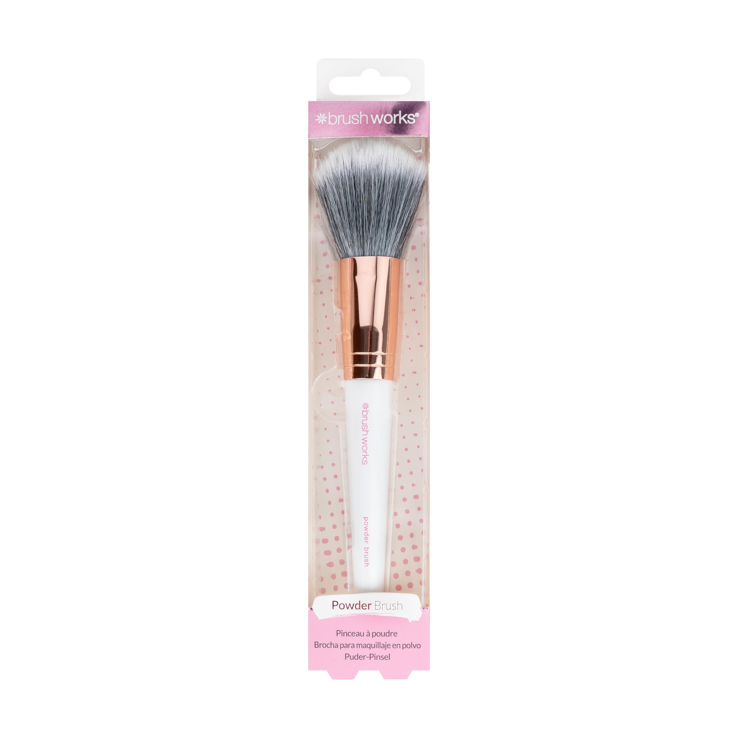 Brushworks Powder Brush - Pink & Gold