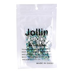 Jollin 288pcs Flatback Rhinestones Glue Fix Crystal