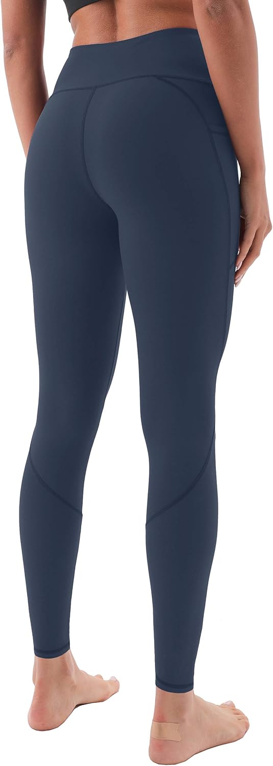 AFITNE Women’s High Waist Yoga Pants with Pockets, Tummy Control Workout Running 4 Way Stretch Yoga Leggings: Clothing