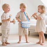 Vanplay 6 in 1 Kids Drum Kit Musical Instruments Baby Toys view 3