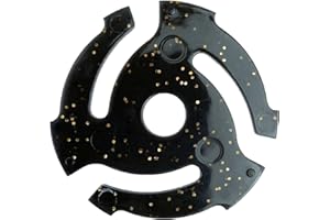 45 Adapter for Turntable - Vinyl Record Center Hole Adapter, Metal Spindle Insert | DJ Equipment Accessory for Music Lovers, 