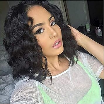 Amazon Com Wig Female Short Curly Hair Fluffy Distribution Fake