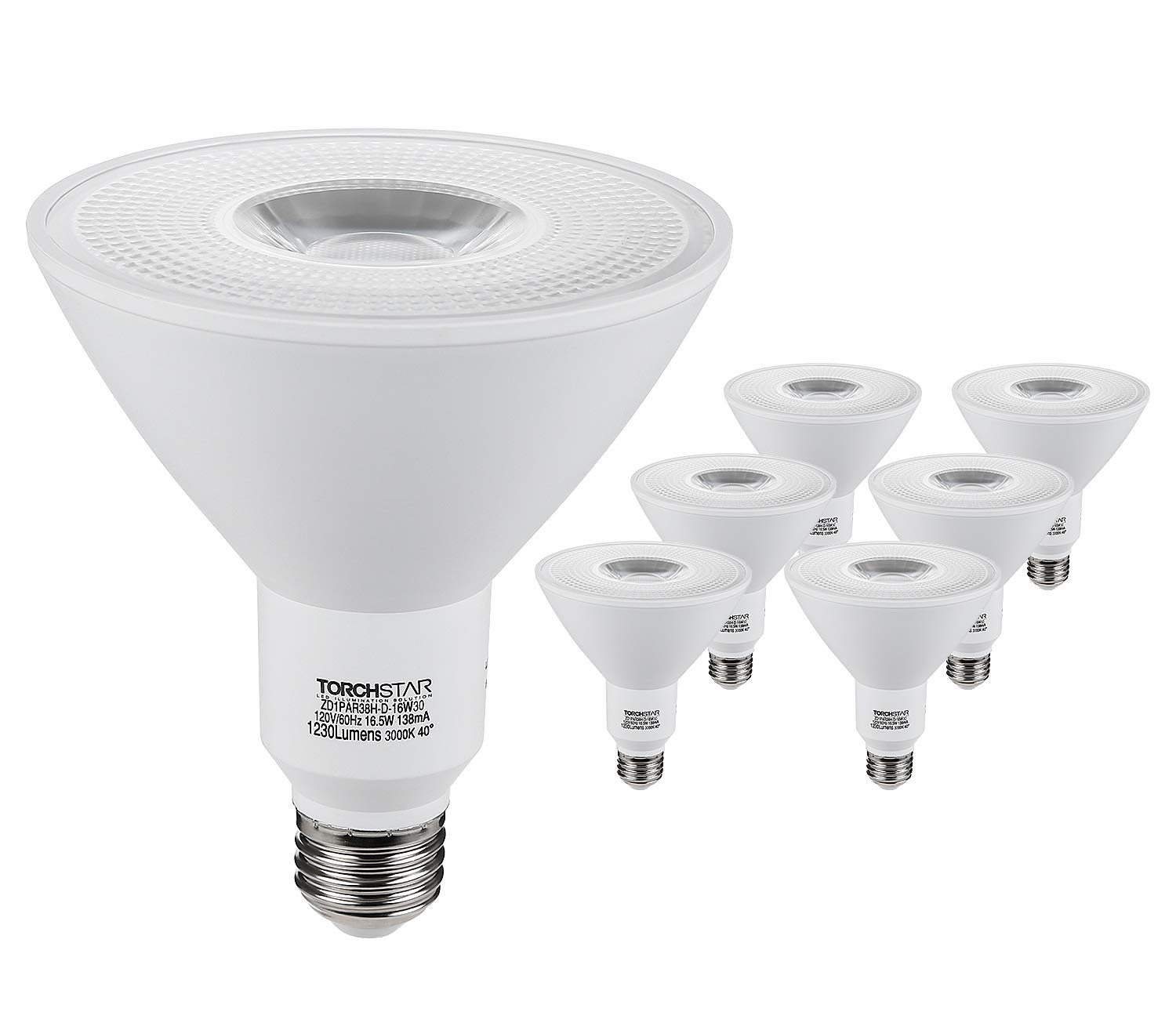 Wet Location Dimmable PAR38 LED Light Bulb, 18.5W (120W Equivalent