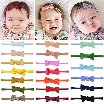 soft baby bows