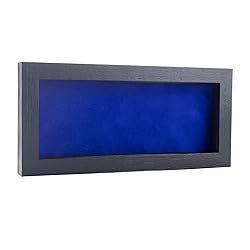 10x20 Shadow Box Frame Textured Black Wood | with a