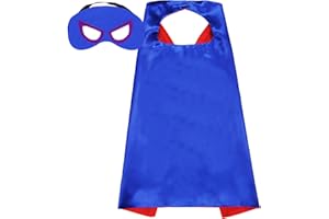 AODAI Superhero Capes for Kids Halloween Costumes and Dress up - Superhero Toys Capes 4-10 Year for boys birthday party Gifts