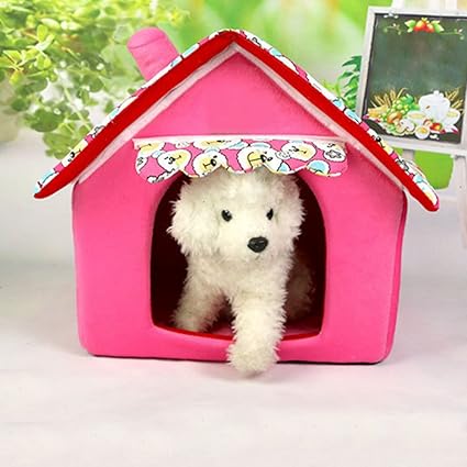 Skyoo Lavable Petite Maison Niche Panier Pour Animal