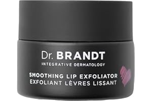 DR. BRANDT SKINCARE Dr. Brandt Microdermabrasion Smoothing Lip Exfoliator - Polishes & Conditions Dry, Flaky Lips to Renew Skin + Prepare for Color Application - 0.35 oz