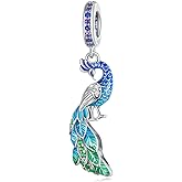 VOROCO Butterfly Dragonfly Cat Charm for Bracelet Cute Animal Collection Bead & Charm for Women Girls 925 Sterling Silver Pendant & Dangle Charm Jewelry for Bracelet and Necklace