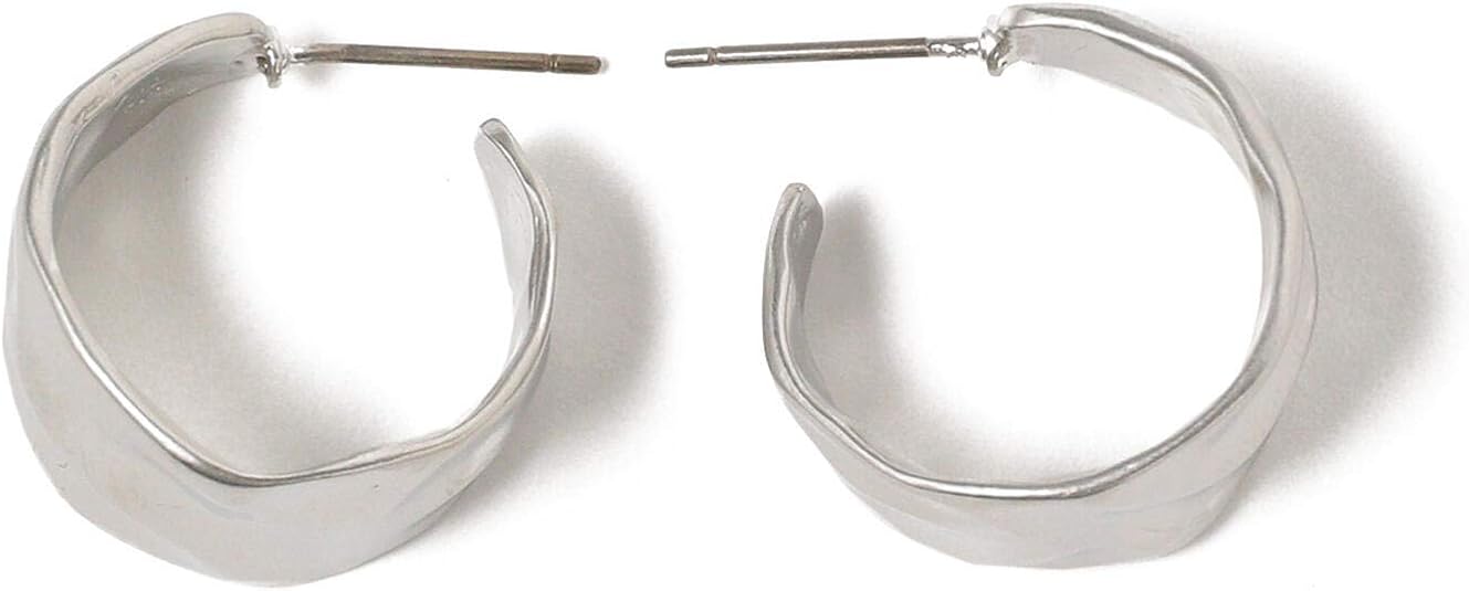 Amazon ビームスライツ Beams Lights アクセサリー フープ ムーン ピアス レディース Silver One Size ネックレス 通販