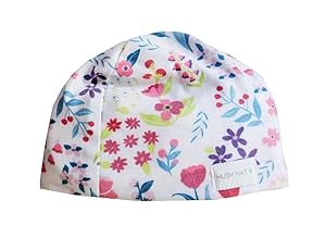 Hush Baby Hat with SoftSound Technology and Medical Grade Sound Absorbing Foam, Purple Poppy/Small